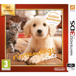 Nintendo Nintendogs + Cats Golden Retriever - Selects, Nintendo 3DS, E (Everyone), Physical media
