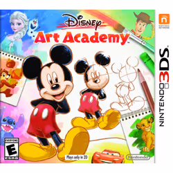Nintendo Disney Art Academy, Nintendo 3DS, E (Everyone), Physical media