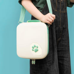 NINTENDO SWITCH CARRY CASE - GeekShare Green Cat Paw case for Nintendo Switch