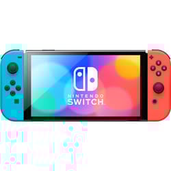 Nintendo Switch OLED portable game console 17.8 cm (7") 64 GB Touchscreen Wi-Fi Black, Blue, Red