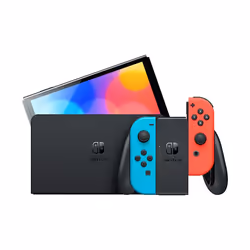 Nintendo Switch OLED portable game console 17.8 cm (7") 64 GB Touchscreen Wi-Fi Black, Blue, Red