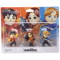 Mii 3-pack - Brawler Gunner Swordfighter amiibo (Super Smash Bros Se
