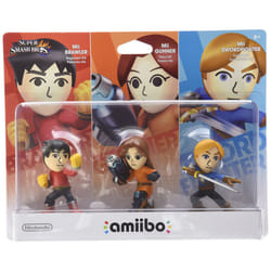 Mii 3-pack - Brawler  Gunner  Swordfighter amiibo (Super Smash Bros Se