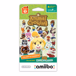 Animal Crossing Series 1 Single Pack of 6 Cards