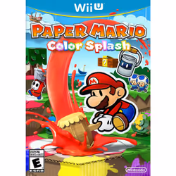 Nintendo Paper Mario : Color Splash, Wii U, E (Everyone), Physical media