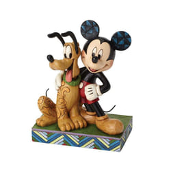 Disney Traditions by Jim Shore Mickey Mouse and Pluto Stone Resin Figu