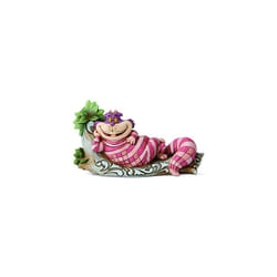 Disney Traditions by Jim Shore Alice in Wonderland Cheshire Cat on Tree Figurine, 2.72 Inch, Multicolor