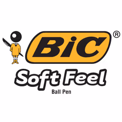 BIC Soft Feel Black Retractable Ballpoint Pens  Medium Point (1.0mm)