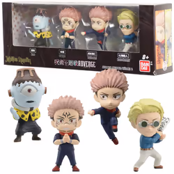 BANDAI Namco - Jujutsu Kaisen Adverge Figure Box Set C (Yuji Itadori  Kento Nanami  Ryomen Sukuna  Jogo)  Adverge Figure Box  ...