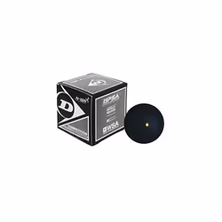 Vector X Dunlop D1SB700112 Rubber Single-Dot Squash Ball (Black Standard) Standard Size