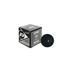 Vector X Dunlop D1SB700112 Rubber Single-Dot Squash Ball (Black  Standard) Standard Size