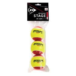 Dunlop Sports Stage 3 Transition Tennis Ball  3-Ball Pack  Red/Yellow