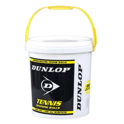Dunlop Trainer Tennis Balls White 60 Ball Bucket