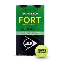 Tennis Ball Fort All Court TS - for Clay, Hard Court and Grass (2 x 4 Tin Cartonette)
