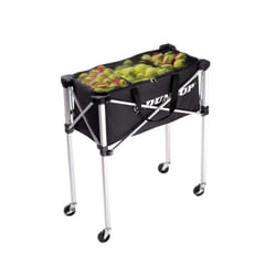 Dunlop Unisexs 622543 Tennisball Foldable Teaching Carts For 250 Balls, Metal Greyblack, One Size