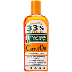 HOLLYWOOD BEAUTY Carrot Oil Repairs Split Ends 8oz/236ml