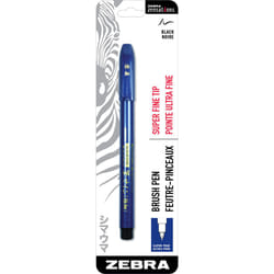 Zebra Pen Zensations Brush Pen  Brush Tip  Black Water-Resistant Ink  1-Pack