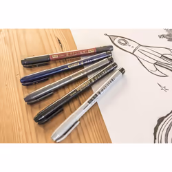 Zebra Pen Zensations Brush Pen  Fine Brush Tip  Black WaterResistant Ink  1Pack