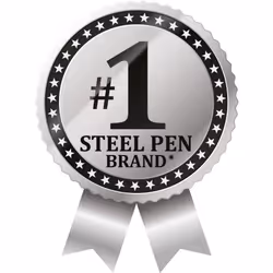 Zebra Pen Zebra F-301 Compact Ballpoint Stainless Steel Retractable Pen  Fine Point  0.7mm  Black Ink  1-Count