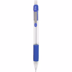 Zebra Pen Z-Grip Mechanical Pencil  0.7mm Point Size  HB #2 Graphite  Assorted Grip Colors  5-Count