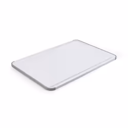 KitchenAid Classic Plastic Cutting Board with Perimeter Trench and Non Slip Edges Dishwasher Safe 12 inch x 18 inch White ...