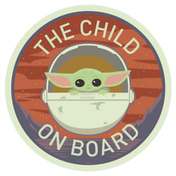 Chroma Graphics Mandalorian The Child ON Board E Stick Onz Decal 25068