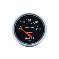 Auto Meter 3531 Sport-Comp Electric Water Temperature Gauge - 2.62 in. - 100-250 deg