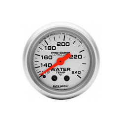 Auto Meter 4332 Mini Ultra-Lite Water Temperature Gauge - 2.06 in. - 120-240 deg