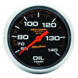 AUTO METER 5441 Pro-Comp Liquid-Filled Mechanical Oil Temperature Gaug
