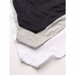 Calvin Klein Girls Little Modern Cotton Bikini Panty Underwear  3 PackHeather Grey  Classic White  Black  XLarge