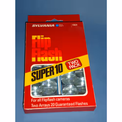 GTE Sylvania Flip Flash Flashes for all Flipflash Cameras (10 Flashes)