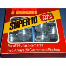 GTE Sylvania Flip Flash Flashes for all Flipflash Cameras (10 Flashes)