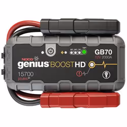 NOCO GB 70, Reverse polarity, Batteries included