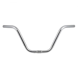 Wald 870 Hi-Rise Cruiser Bike Handlebar (24.5-Inches Wide, Chrome, 9.5-Inch Rise)