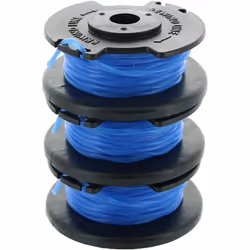 Ryobi One+ AC14RL3A OEM .065 Line and Spool Replacement for Ryobi 18v, 24v, and 40v Cordless Trimmers (3 Pack)