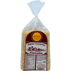 Amish country Popcorn  2 Lb Ladyfinger Kernels  Old Fashioned  Non-gMO
