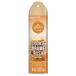 Glade Air Freshener Room Spray Cookie Caramel Rush 8 Oz