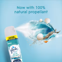 Glade Air Freshener  Room Spray  Sky & Sea Salt  8.3 Oz  6 Count