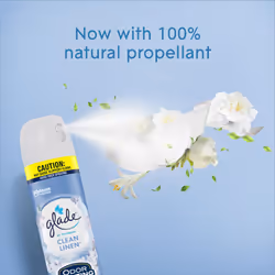 Glade Air Freshener Odor Fighting Room Spray  Clean Linen  8.3 Oz (Pack of 2)