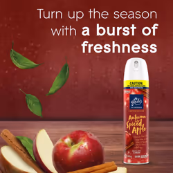 Glade Air Freshener Room Spray  Autumn Spiced Apple  8.3 oz  Limited Edition Scent  2 Count