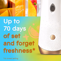 Glade Automatic Spray Refill  Mighty Mango  Scented Air Freshener for Home and Bathroom  6.2 Oz  2 Count