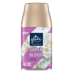Glade Automatic Spray Refill  Air Freshener for Home and Bathroom  Super Bloom  6.2 Oz