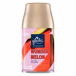 Glade Automatic Spray Refill Wonder Melon Scented Air Freshener for Home and Bathroom 6.2 Oz