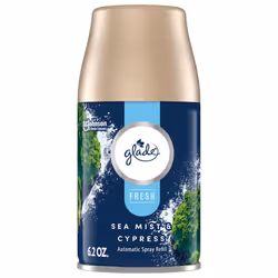 Glade Automatic Spray Refill Sea Mist & Cypress Scented Air Freshener for Home and Bathroom 6.2 Oz