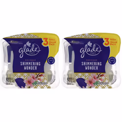 6 X Glade Electric Plug In Refill Plum Blossom Shimmering Wonder