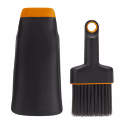 Fiskars Planting Soil Scoop and Brush Set Garden Tool for Indoor Gardening  Mess Control for Transplanting and Repotting  Mad ...