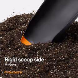 Fiskars Planting Soil Scoop and Brush Set Garden Tool for Indoor Gardening  Mess Control for Transplanting and Repotting  Made w