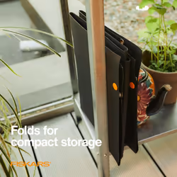 Fiskars Large Repotting Mat for Indoor Garden Transplanting and Soil Mess Control  Foldable and Water Resistant  325 x 175