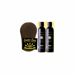 Tan Physics True Color Sunless Tanner  8 Fl oz (Pack of 2) withTanning Mitts by Sans-Sun - Self Tanner - Sunless Tanning Loti ...