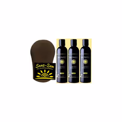 Tan Physics True Color Sunless Tanner 8 Fl oz (Pack of 3) with Tanning Mitts by Sans-Sun - Self Tanner - Sunless Tanning Lot ...